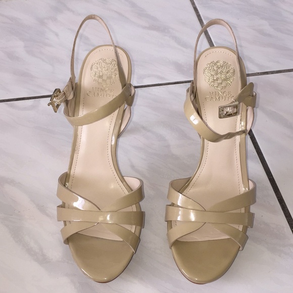 Vince Camuto Blush patent Size 10 platform heels - Picture 4 of 8